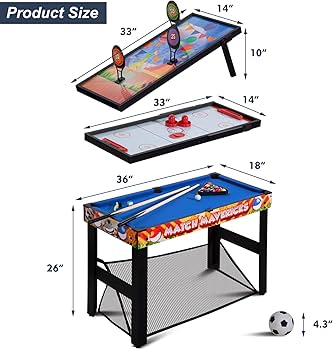 Amazon.co.jp: RayChee 36インチ 4イン1 マルチゲームテーブル : Home